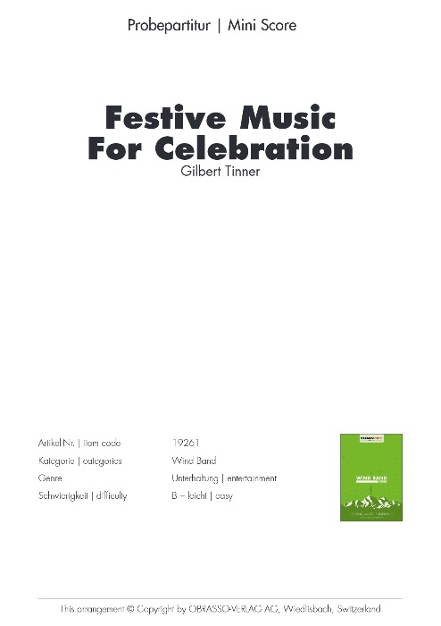 Festive Music for Celebration - clicca qui