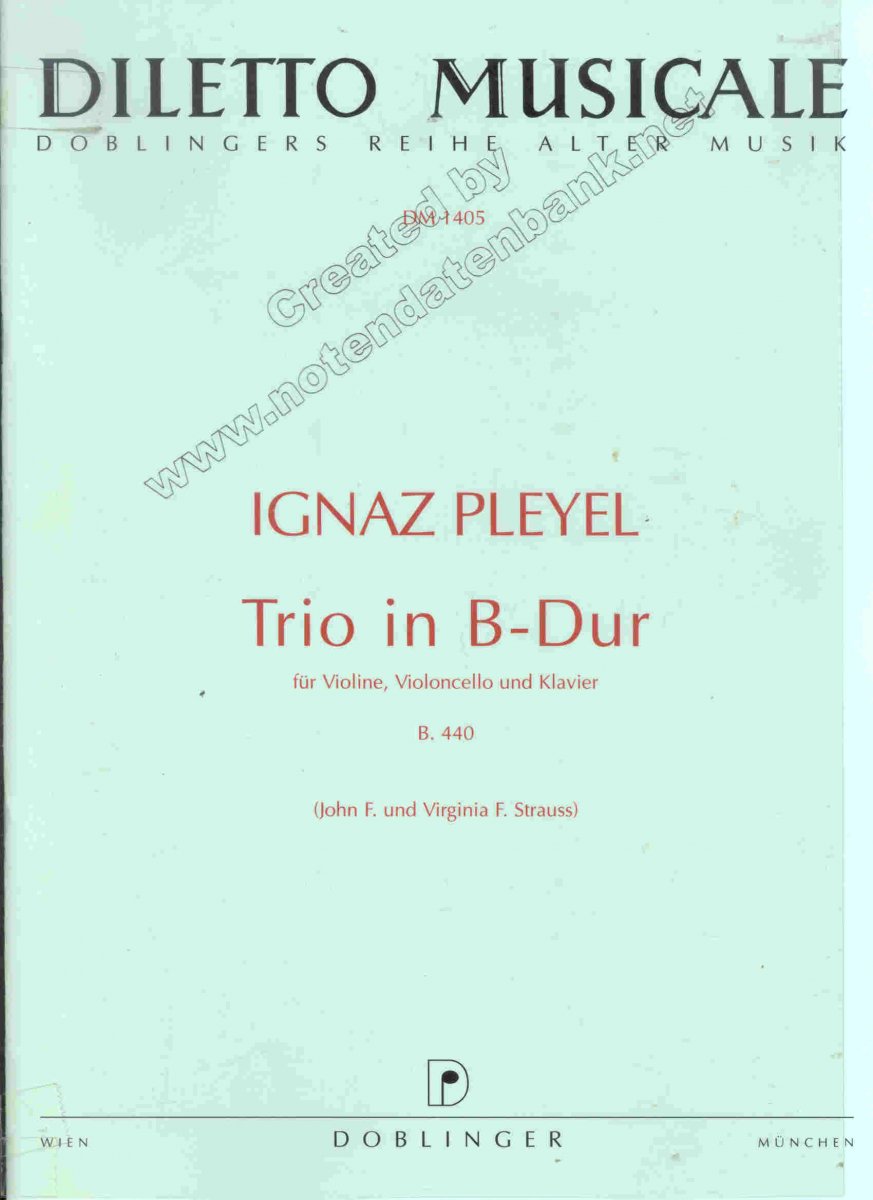 Trio in B-Dur - cliccare qui