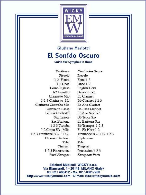 El Sonido Oscuro - cliccare qui