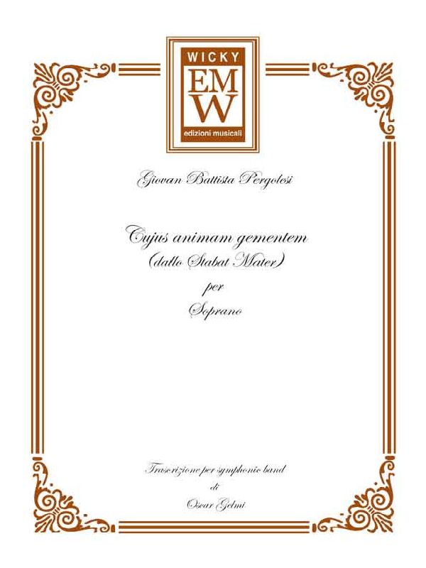 Cujus animam gementem (from 'Stabat Mater') - cliccare qui Cujus animam gementem (from 'Stabat Mater') - cliccare qui