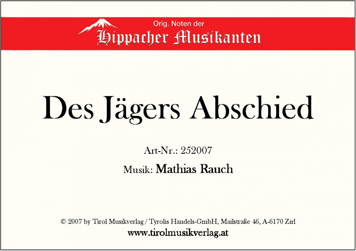 Des Jger's Abschied - cliccare qui