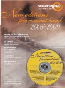 Scomegna 2008-2009: New Editions for Concert Band - cliccare qui