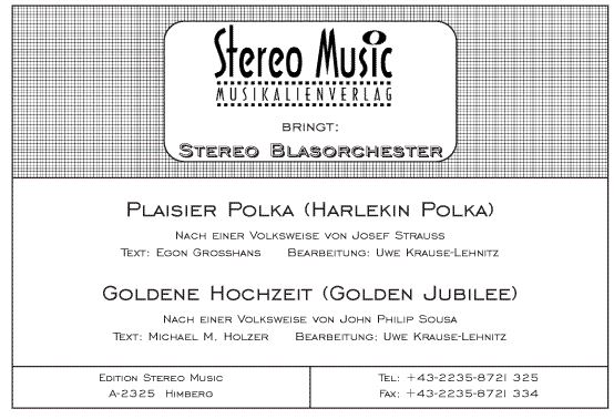 Plaisier Polka / Harlekin Polka - cliccare qui