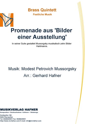 Promenade aus 'Bilder einer Ausstellung' - cliccare qui