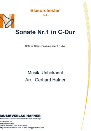 Sonate #1 in C-Dur - cliccare qui