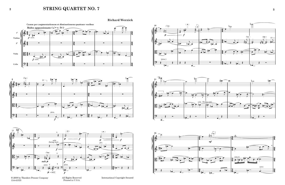 String Quartet #7 - cliccare qui String Quartet #7 - cliccare qui