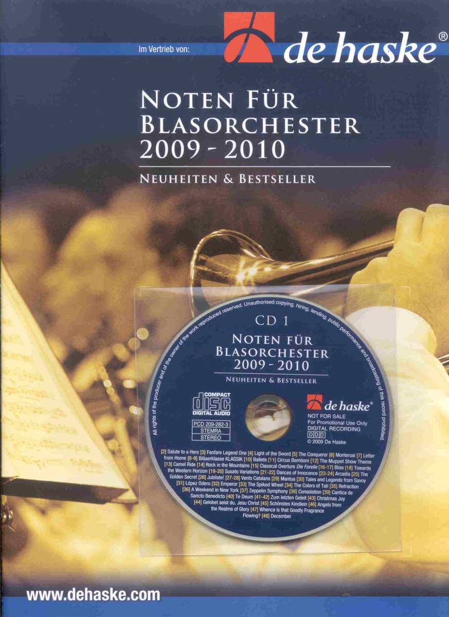 De Haske 2009-2010: Noten für Blasorechester - cliccare qui De Haske 2009-2010: Noten für Blasorechester - cliccare qui