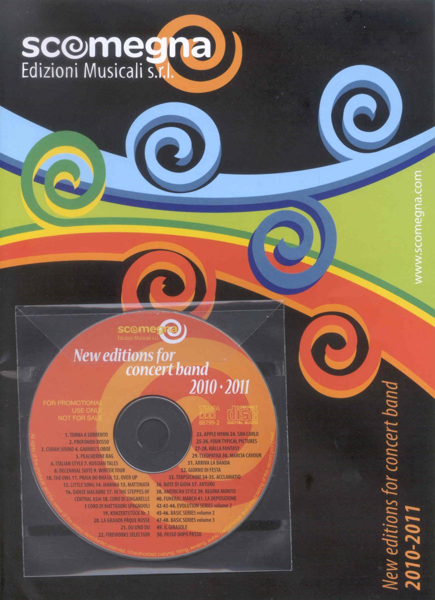 Scomegna 2010-2011 New editions for concert band - cliccare qui