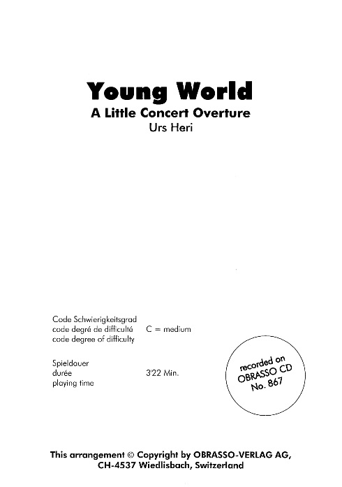 Young World (A Little Concert Overture) - clicca qui