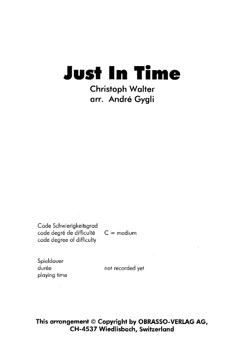 Just in Time - clicca qui