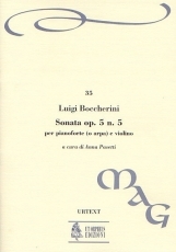 Sonata Op. 5 No. 5 for Piano (Harp) and Violin - cliccare qui