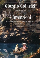 Selected Works #4; 3 Inventions for 2 Flutes and Bass Viol (Violoncello) - cliccare qui