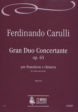 Gran Duo Concertante Op. 65 for Piano and Guitar - cliccare qui