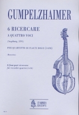 6 four-part Ricercare for Recorder Quartet - cliccare qui 6 four-part Ricercare for Recorder Quartet - cliccare qui