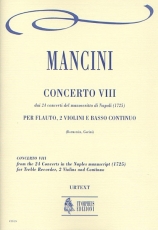 Concerto No.8 from the 24 Concertos in the Naples manuscript (1725) - cliccare qui