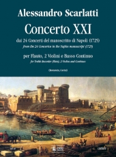 Concerto No.21 from the 24 Concertos in the Naples manuscript (1725) - cliccare qui