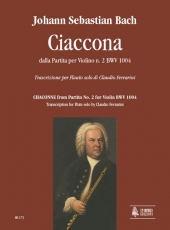 Chaconne for Flute solo from Partita for Violin #2 - cliccare qui