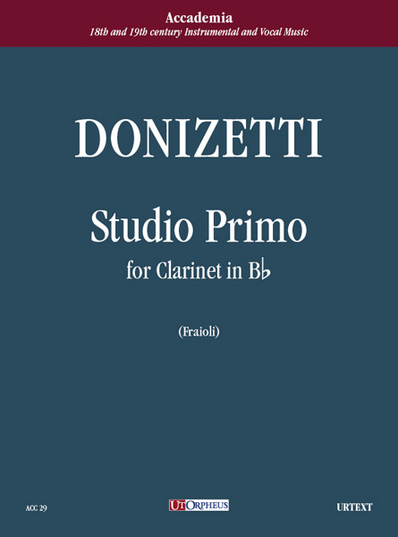 Studio primo for Clarinet in B flat - cliccare qui Studio primo for Clarinet in B flat - cliccare qui