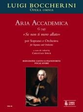 Aria Accademica G 545 Se non ti moro allato for Soprano and Orchestra - clicca qui