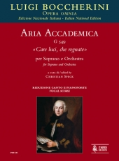 Aria accademica G 549 Care luci, che regnate for Soprano and Orchestra - clicca qui