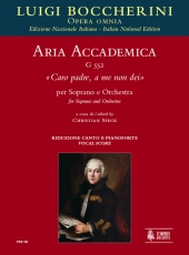 Aria accademica G 552 Caro padre, a me non dei for Soprano and Orchestra - clicca qui