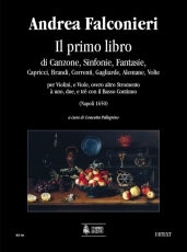 Il primo libro di Canzone, Sinfonie, Fantasie, Capricci, Brandi, Correnti, Gagliarde, Alemane, Volte per Violini, e Viol - clicca qui