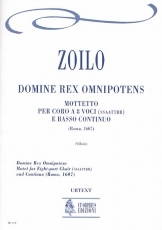 Domine Rex Omnipotens. Motet for 8 Voices (SATB-SATB) and Continuo - clicca qui