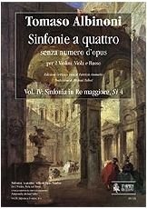 Sinfonias 'a quattro'without Opus number. Vol. 4: Sinfonia in D major, Si 4. - clicca qui