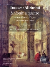 Sinfonias 'a quattro'without Opus number. Vol. 7: Sinfonia in G minor, Si 7. - clicca qui