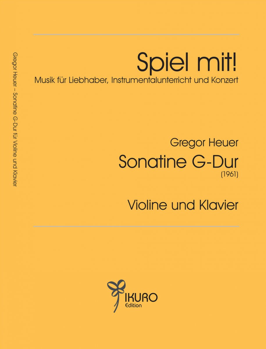 Sonatine G-Dur fr Violine und Klavier (1961) - cliccare qui