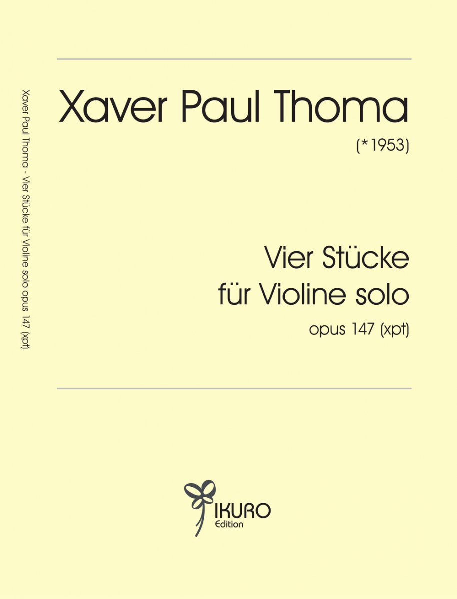 4 Stcke fr Violine solo (2006/7) - cliccare qui