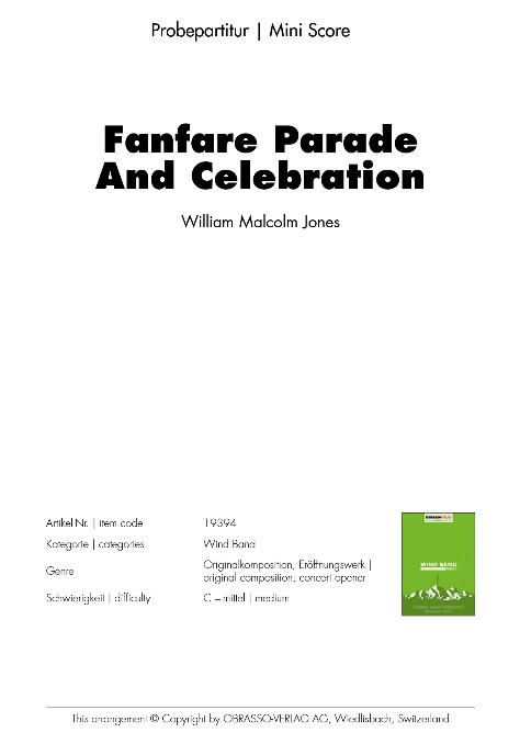 Fanfare Parade and Celebration - clicca qui