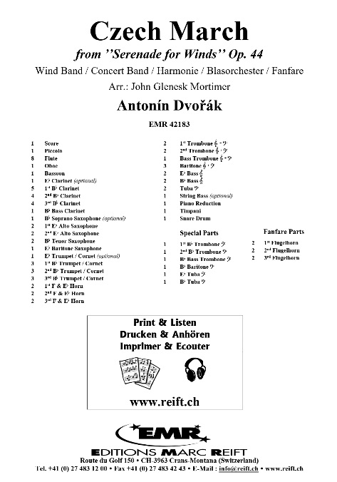 Czech March (from 'Serenade for Winds') - clicca qui