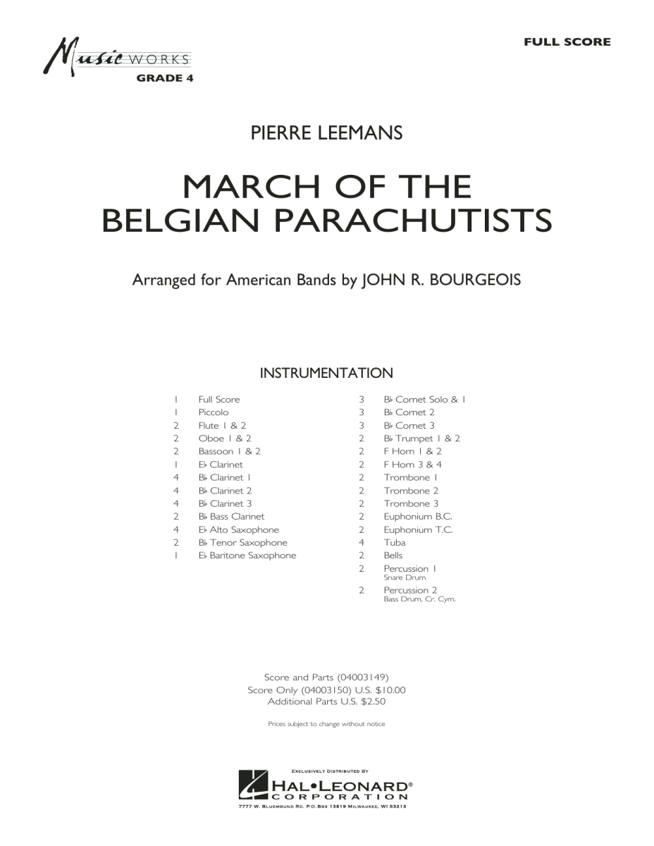 March of the Belgian Parachutists - clicca qui