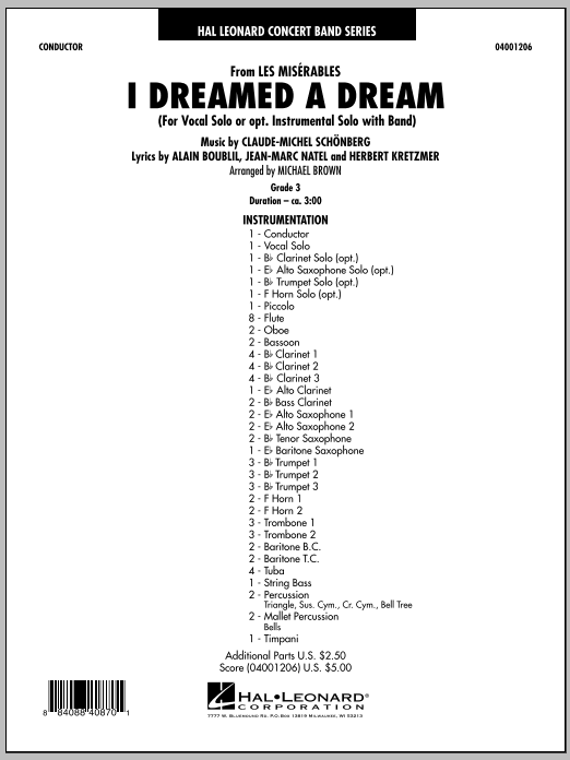 I Dreamed a Dream (from 'Les Misrables') - clicca qui