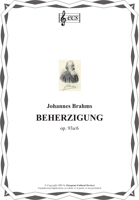 Beherzigung - cliccare qui