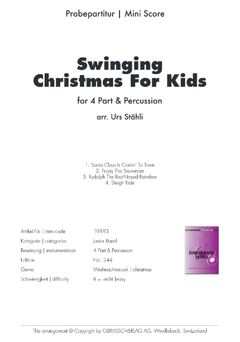 Swinging Christmas for Kids - clicca qui