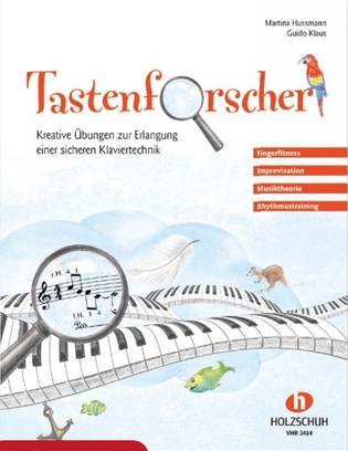 Tastenforscher (Kreative bungen zur Erlangung einer sicheren Klaviertechnik) - cliccare qui