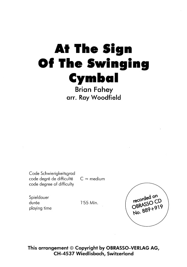 At the Sign of the swinging Cymbal - clicca qui