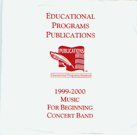 EPP 1999-2000 Music for Beginning Concert Band - cliccare qui