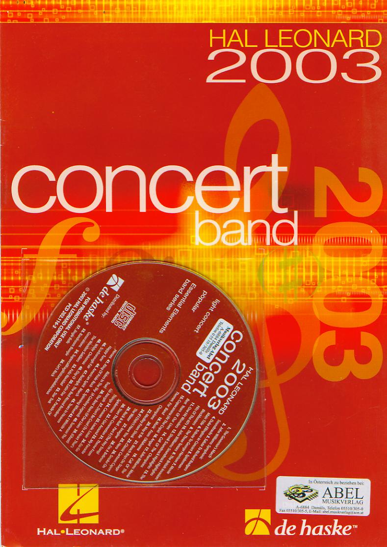 Hal Leonard 2003 Concert Band - cliccare qui