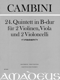 24. Quintett in B-dur - cliccare qui