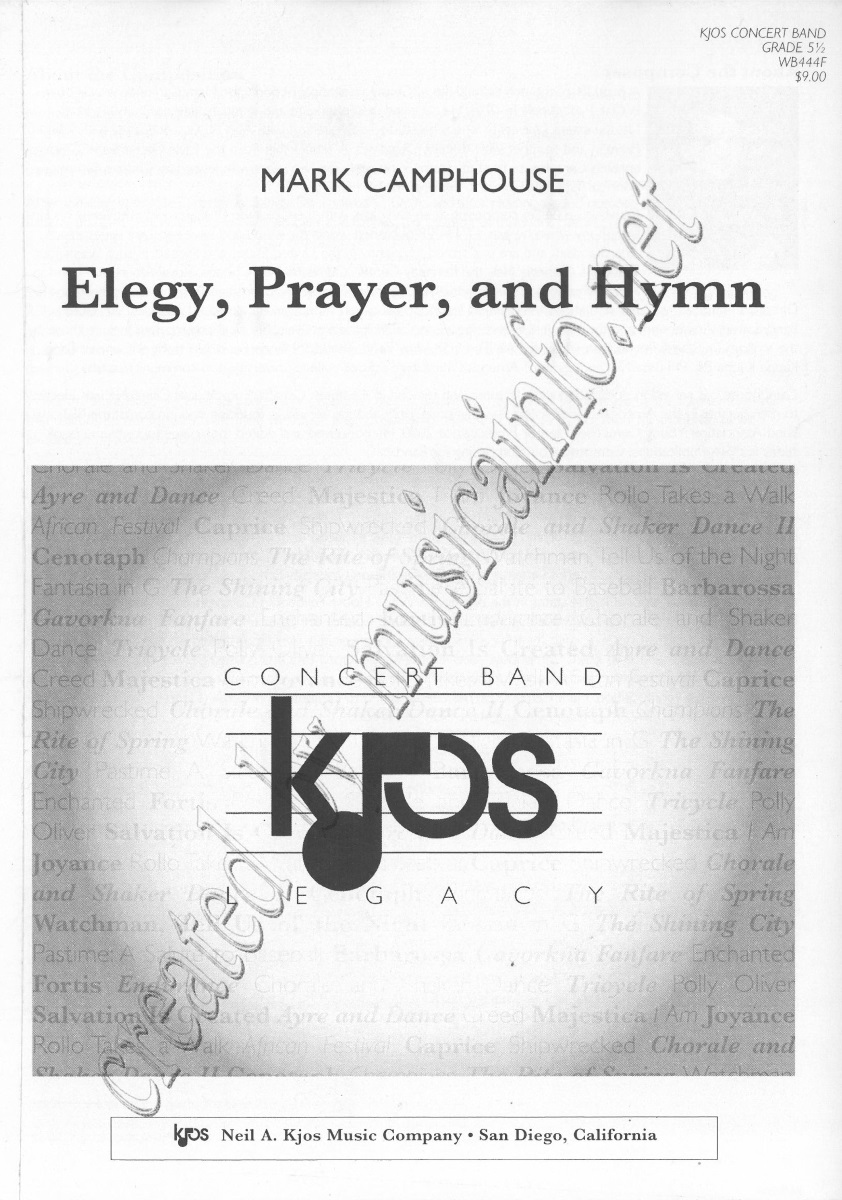 Elegy, Prayer, and Hymn - clicca qui