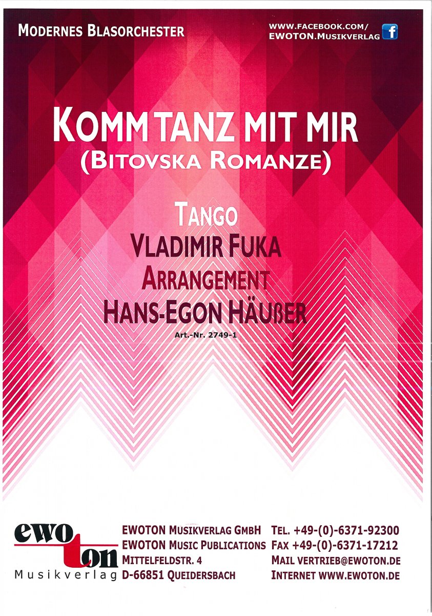 Komm tanz mit mir (Bitovska Romanze Tango) - cliccare qui Komm tanz mit mir (Bitovska Romanze Tango) - cliccare qui