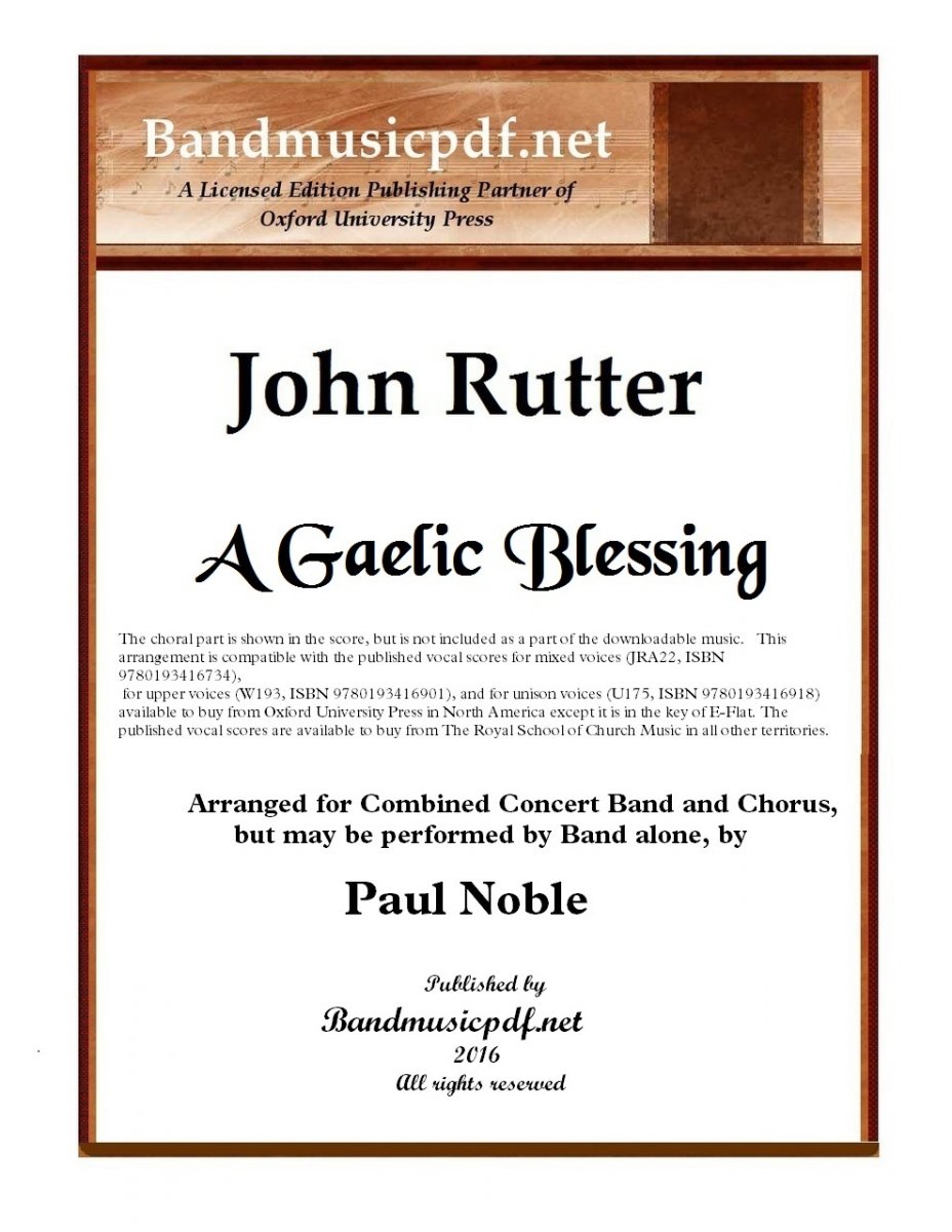 A Gaelic Blessing - cliccare qui A Gaelic Blessing - cliccare qui