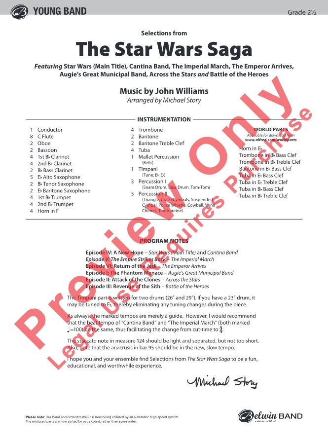 Selections from 'Star Wars Saga' - clicca qui