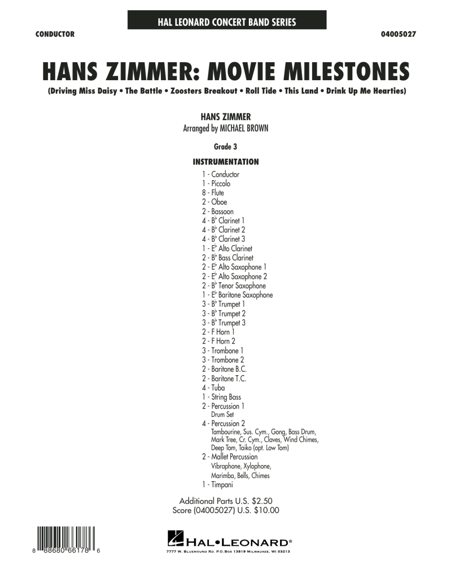 Hans Zimmer: Movie Milestones - clicca qui