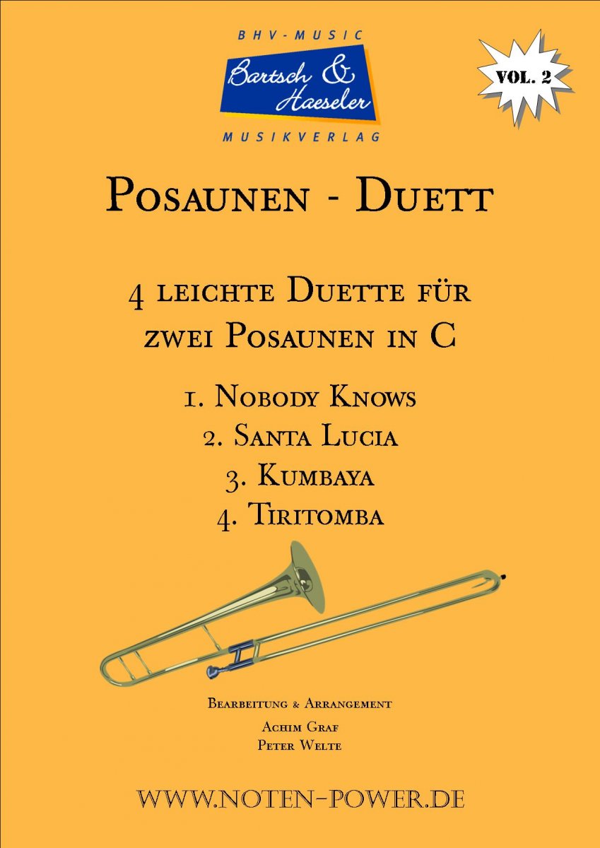 4 leichte Duette für Posaunen - cliccare qui 4 leichte Duette für Posaunen - cliccare qui