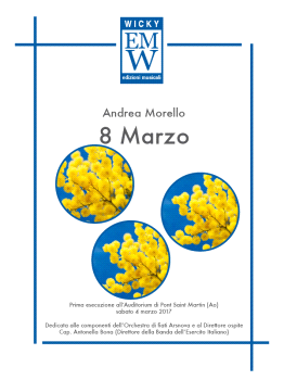 8 Marzo - cliccare qui