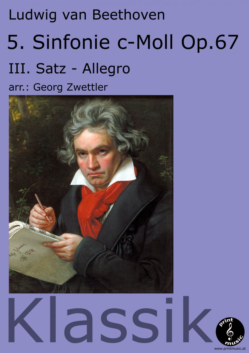 5. Sinfonie (Symphony V) c-Moll - 3. u. 4. Satz (III/IV-Allegro) - clicca per un'immagine pi grande